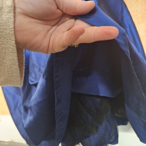 Blondie Nites Blue Embellished A-line Dress for Prom - Picture 4 of 12